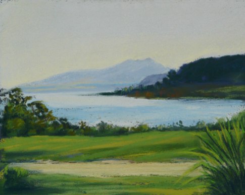View from Bach, Lake Taupo